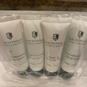 MACDONALD HOTEL & RESORTS TRAVEL SIZE SHAMPOO’S & CONDITIONER